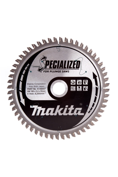 Makita B-09307 165mm 56 Diş Elmas Daire Testere