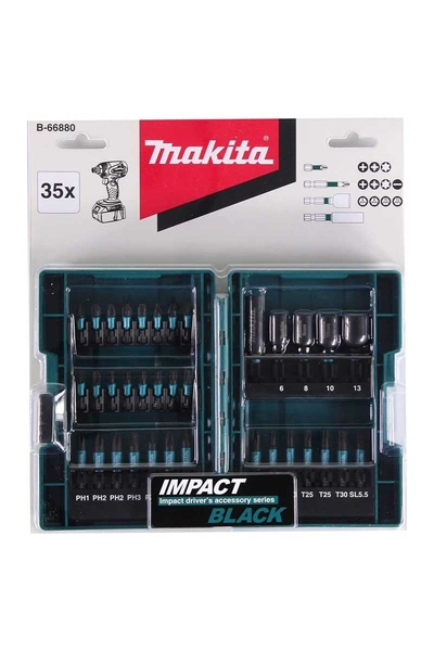 Makita B 66880 Impact Black 35 Parça Bits Uç Seti 2613